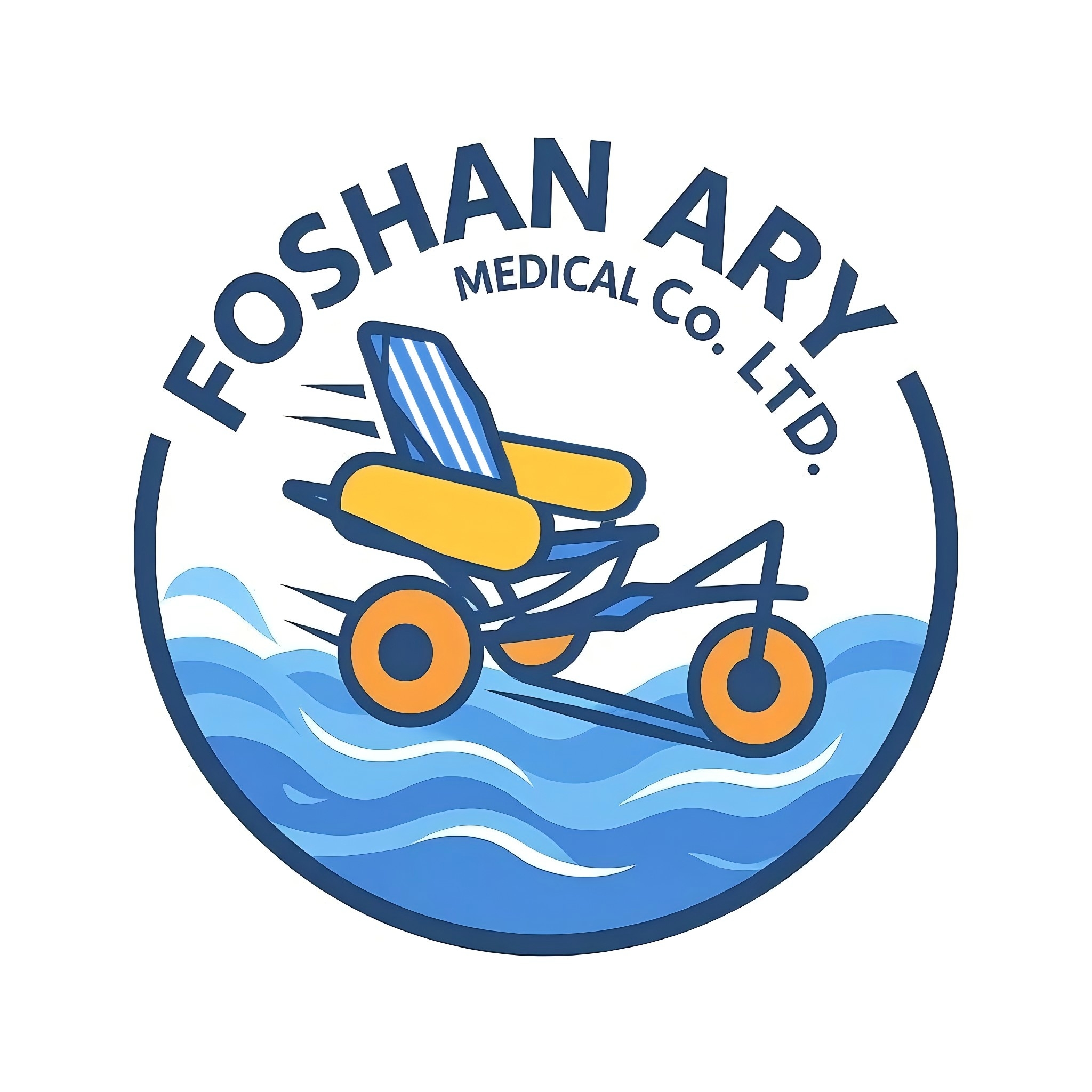 Ary Medical floating wheelchair in use