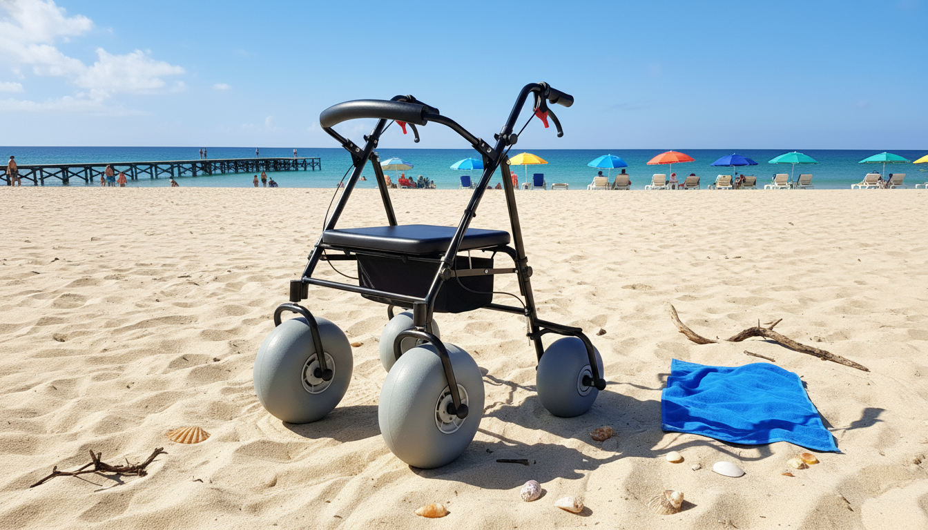 Why Resorts and Beachfront Facilities Need a Mobility Walker for Sand